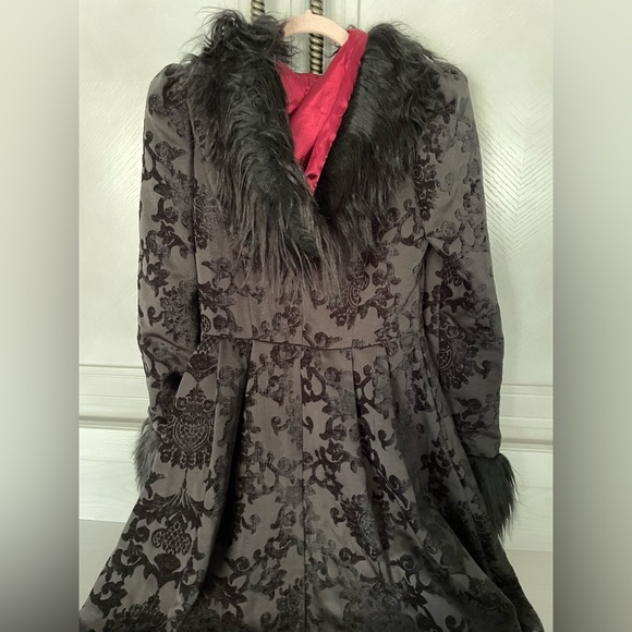 NWT DollsKill/Widow Brocade Coat - Picture 5 of 6